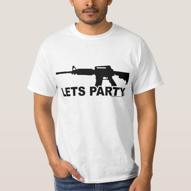 AR15 lässt Party T-Shirt (Vorderseite)