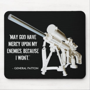 AR15 Mausunterlage-General Patton Quote Mousepad