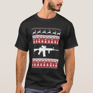 Ar15 Ugly Sweater Xmas zu Weihnachten T-Shirt