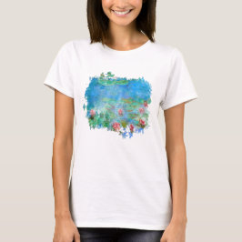 ** AR23 Monet Lily Pads Pond Painting T - Shirt