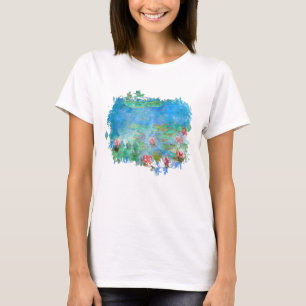 ** AR23 Monet Lily Pads Pond Painting T - Shirt