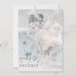 *~* AR26 Pastel QR Vintages UAWG Hochzeit Einladung