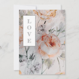 *~ AR26 Romance Blume QR UAWG Viktorianisch Hochze Einladung