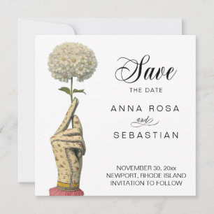 *~* AR6 14 Foto Elegant Save the Date Vintag Einladung
