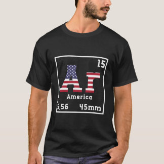 Ar-15 America 556 45Mm Funny Sarcastic Pro 2Nd Ame T-Shirt