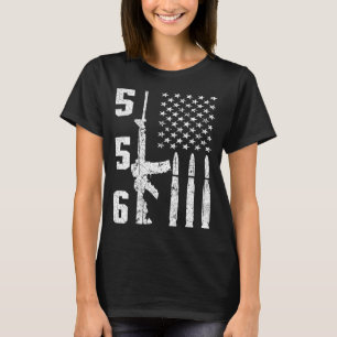 Ar-15 American Flag - Ar15 Rifle Sling Gift Gun Ow T-Shirt