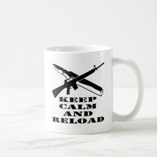 AR-15 M-16 behalten Ruhe und Umladen Tasse