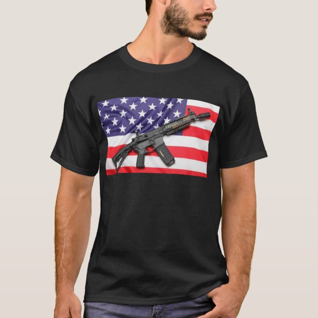 AR-15- T-Shirt (Vorderseite)