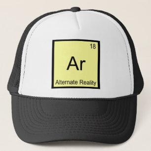 Ar - Alternative-Reality-Lustiges-Chemie-Element-T Truckerkappe