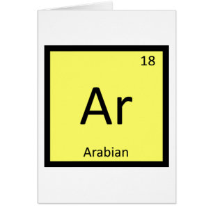 Ar - Arabisches Pferd Chemie Periodensystem