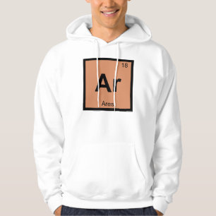 Ar - Ares Gott Chemie Periodensystem Symbol Hoodie
