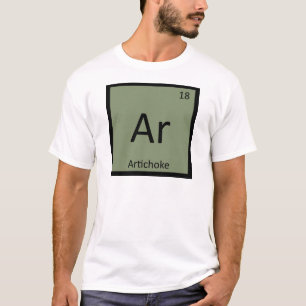 Ar - Artischocken-Gemüse-Chemie-Periodensystem T-Shirt
