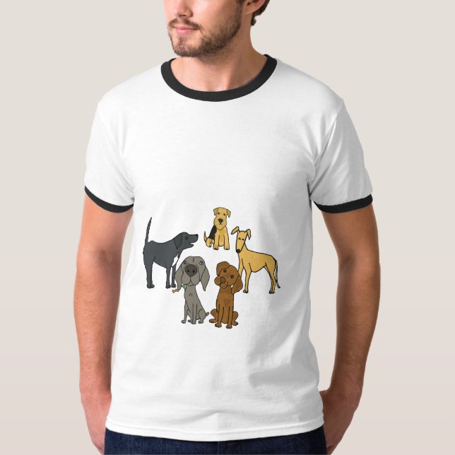 AR, gehender Freund-T - Shirt (Vorderseite)