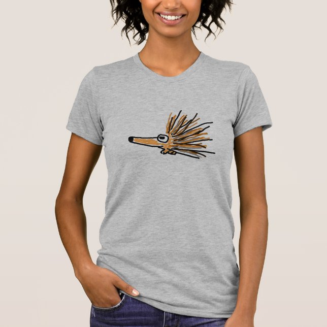 AR, lustiger Stachelschwein-T - Shirt (Vorderseite)