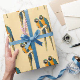 Ara-Papageien-Foto-Geschenkpapier Geschenkpapier