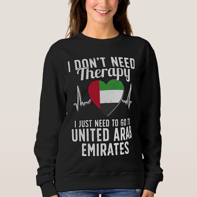 Arab I United Arab Emirates Flag I United Arab Emi Sweatshirt (Vorderseite)