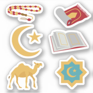 Arab Ramadan Eid Muslim Holiday Islamic Stickers Aufkleber