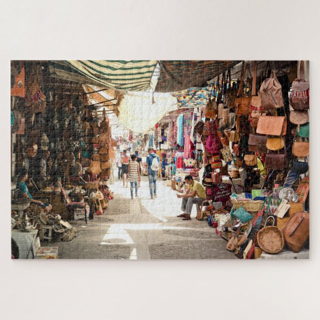 Arab Souk Market Jigsaw Puzzle 1014 PC. (Horizontal)