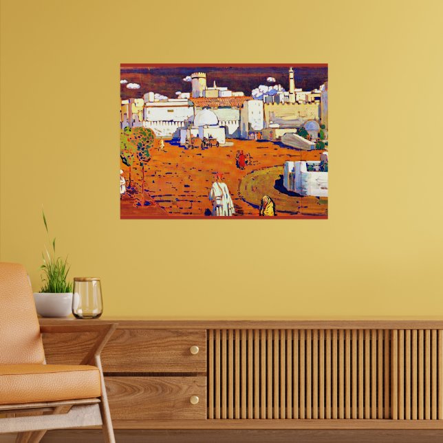 Arab Town by Kandinsky, Poster (Wohnzimmer 2)