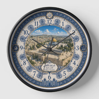 Arab Traditional ornamental Designer quartz clock Uhr