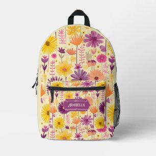 Arabella Cascading Modernes Blumenmuster Bedruckter Rucksack