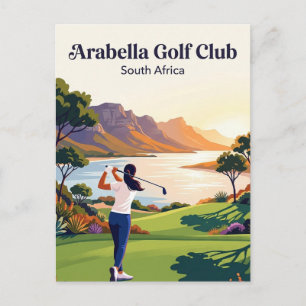 Arabella Golf Club Südafrika Postkarte