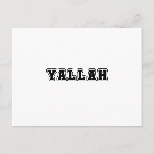 Araber Postkarte (Vorderseite)