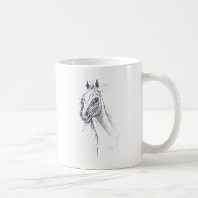 Araber, reiten den Wind! Tasse (Rechts)