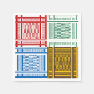 Araber Shemagh Schal-Papierservietten Serviette