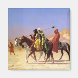 "Araber überqueren die Wüste" von Jean Leon Gerome Magnet