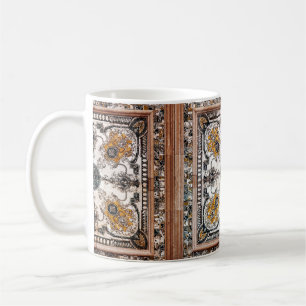 Arabeske Marmorstruktur abstrakte Vintage Hintergr Kaffeetasse
