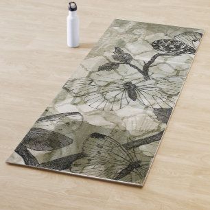 Arabeske-Schmetterlinge II Yogamatte