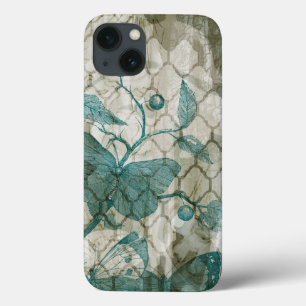 Arabeske-Schmetterlinge V iPhone 13 Hülle