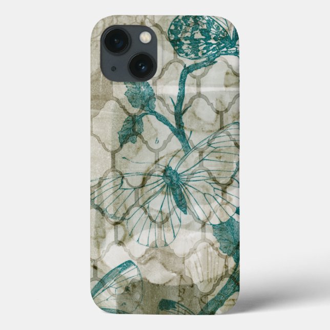 Arabeske-Schmetterlinge VI Case-Mate iPhone Hülle (Rückseite)