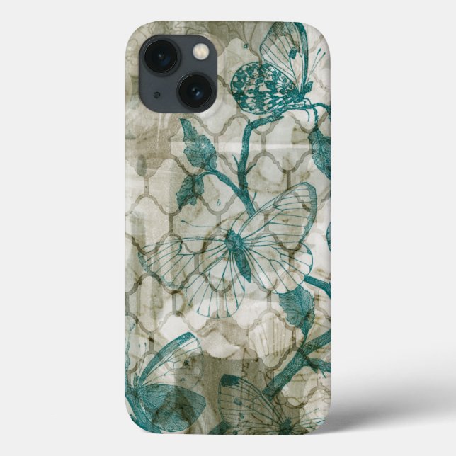 Arabeske-Schmetterlinge VI Case-Mate iPhone Hülle (Rückseite)