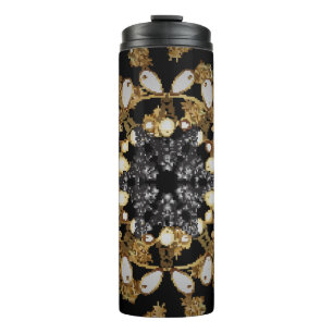 Arabesken im orientalischen Stil. Vintag. Brillant Thermosbecher