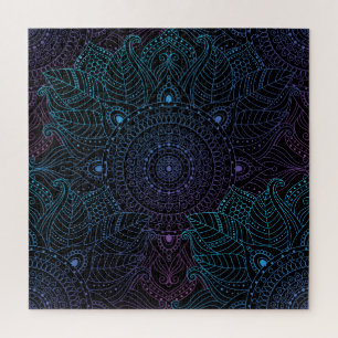 Arabesque Bliss: Oriental Mandala Magic Puzzle
