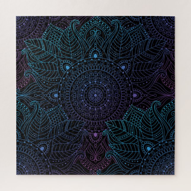 Arabesque Bliss: Oriental Mandala Magic Puzzle (Vertikal)