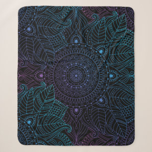 Arabesque Bliss: Oriental Mandala Magic Sherpadecke