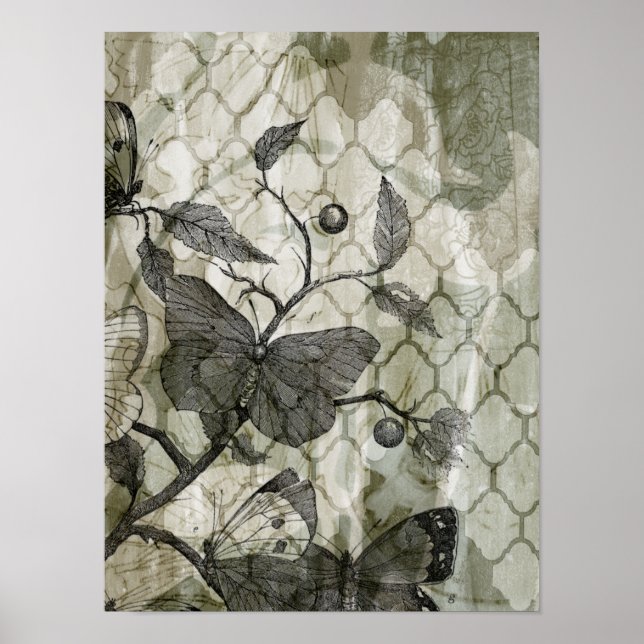 Arabesque Butterfells I Poster (Vorne)