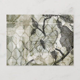 Arabesque Butterflies II Postkarte