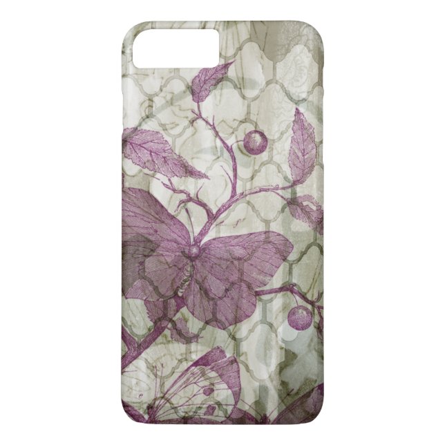 Arabesque Butterflies III Case-Mate iPhone Hülle (Rückseite)