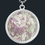 Arabesque Butterflies III Versilberte Kette<br><div class="desc">Tiere</div>