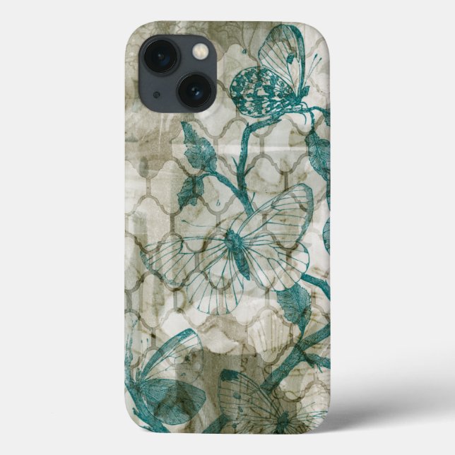 Arabesque Butterflies VI Case-Mate iPhone Hülle (Rückseite)