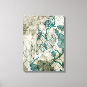 Arabesque Butterflies VI Leinwanddruck