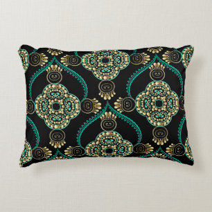Arabesque floral, Vintag Elegance Muster. Dekokissen