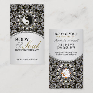 Arabesque New Age Holistic Business Card Visitenkarte