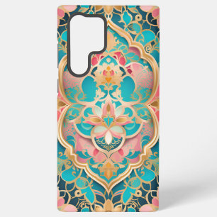 Arabesque Pink Aquamarin Samsung Handy Case Galaxy Hülle