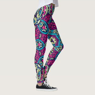 Arabesque-Schabmuster-Leggings Leggings