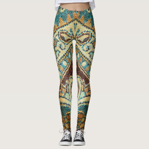 Arabesque-Stoff: arabisch-orientalisches Design Leggings